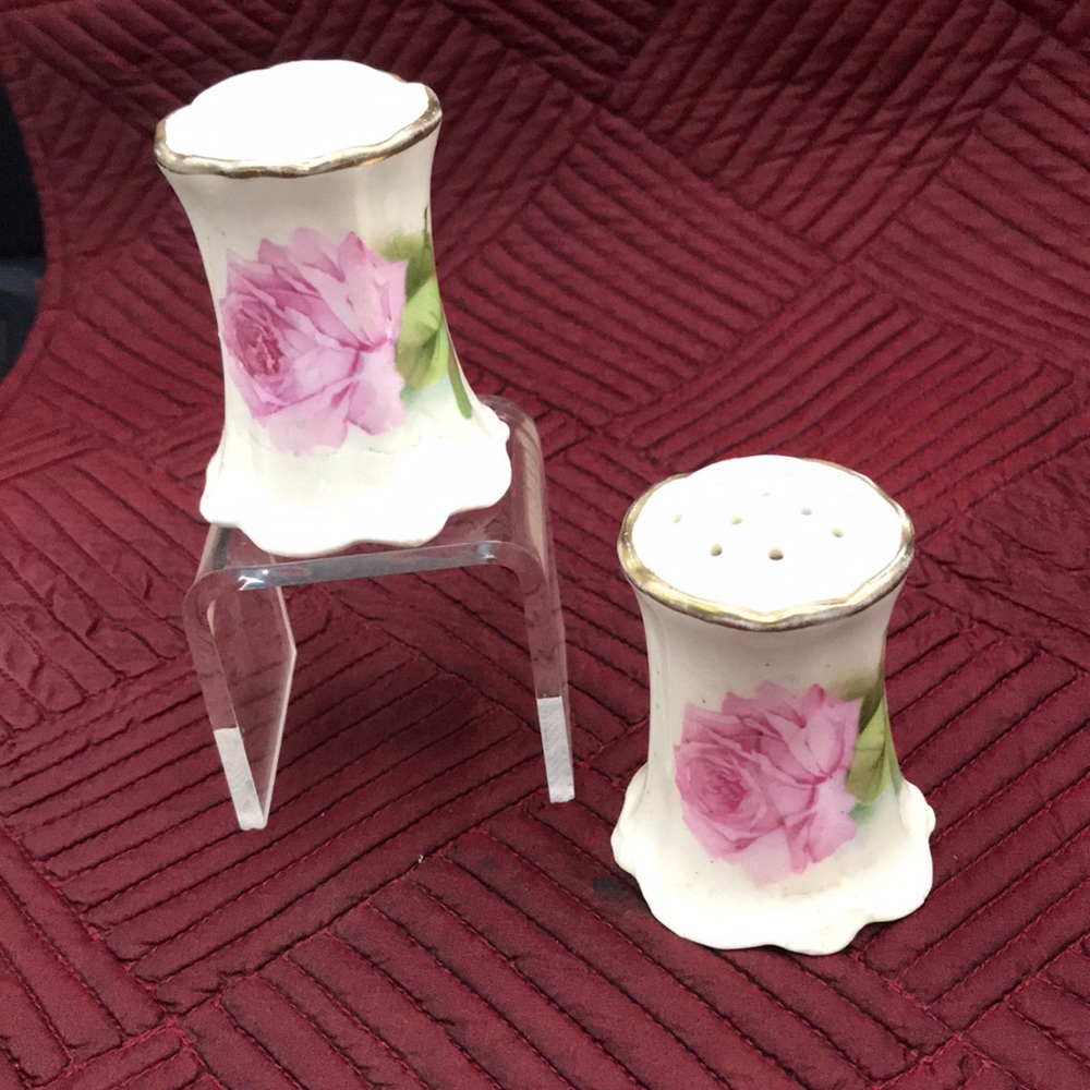 Vintage ES Prussia 1811 Salt and Pepper Shakers